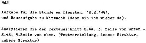 Arbeitsauftrag f&uuml;r 3d2