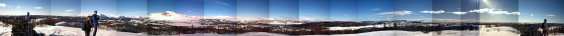 Panorama auf dem Berg Vidhovd