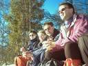 Doro, Urte, Thomas, Olaf: Pause in der Sonne