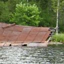 Zerfallenes Bootshaus