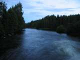 Hinter dem Wehr bei Skifors