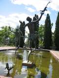 Skulptören, Målaren, Musikern (Musenbrunnen auf Olgas Terrasse, 1955) Foto 5206