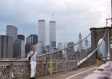 Ben auf der Brooklyn Bridge