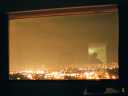 Blick aus dem Hotelzimmer bei Nacht