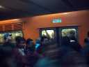 Extrem volle U-Bahn