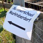 Summer school sign